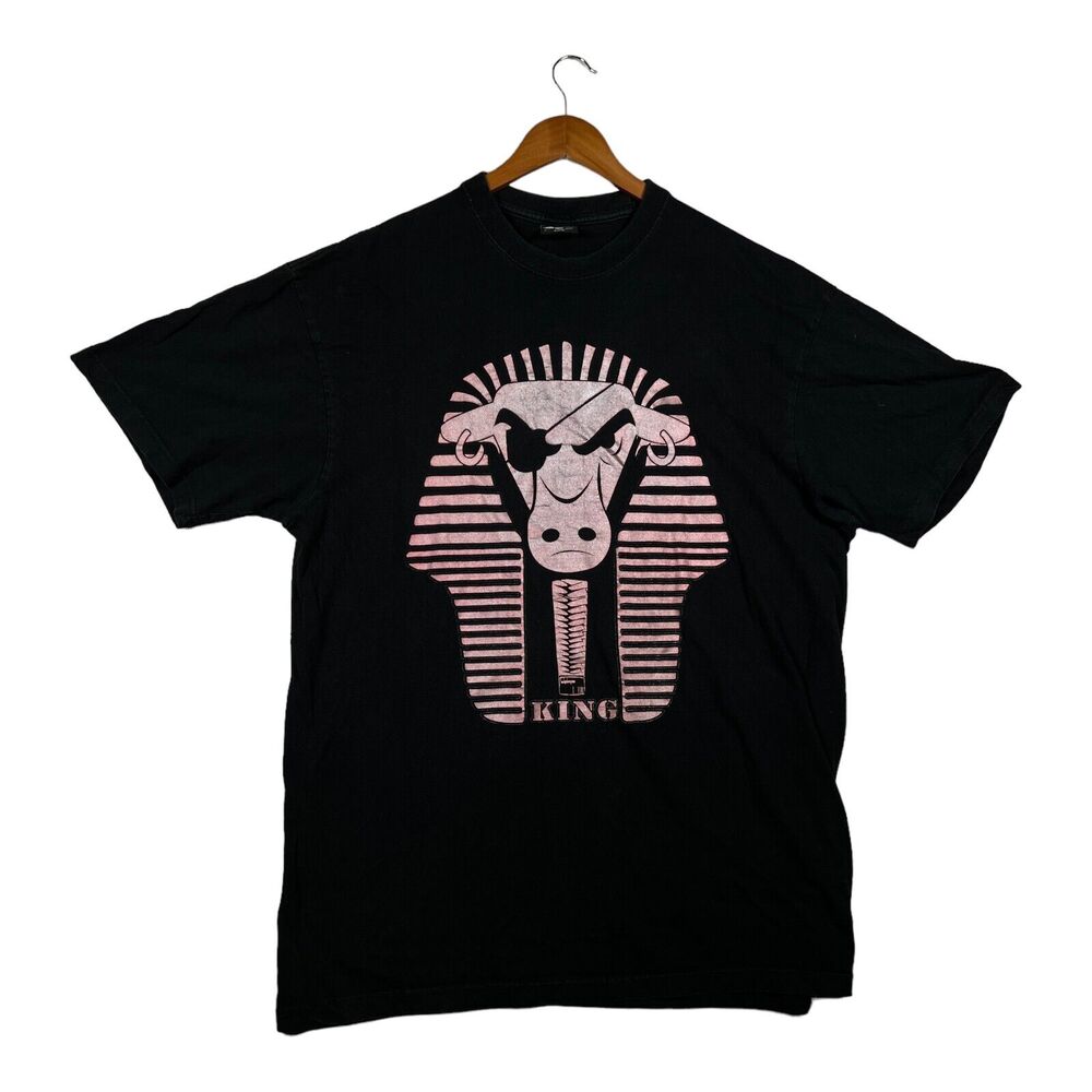 Chicago Bulls NBA Basketball Jordan 90s Egypt Pharaoh King Flying Horse VTG 4XL